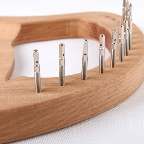 Abaodam 12PCS Lyre Harp String Pegs Tuning Pins for Reliable String Fixation Easy Installation Smooth Finish for Consistent Performance in Kuwait