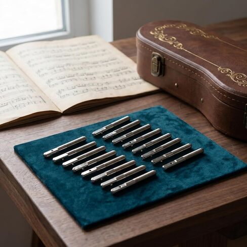 Abaodam 12PCS Lyre Harp String Pegs Tuning Pins for Reliable String Fixation Easy Installation Smooth Finish for Consistent Performance in Kuwait