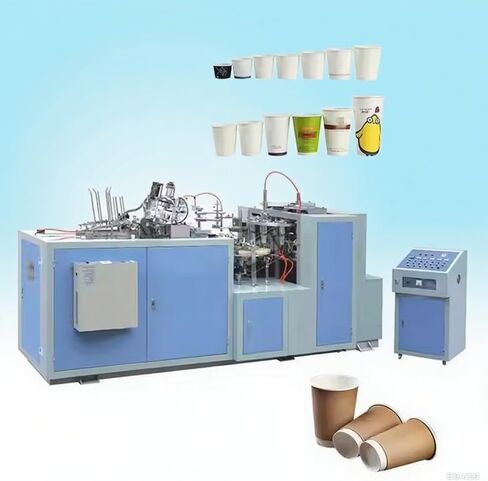 Fully Automatic Paper Cup Making Machine, 2–9oz High-Speed Cup Maker with Stacker & Packaging System, 70–120PCS/Min in Kuwait
