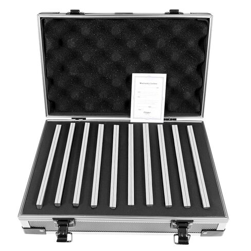 Dasqua 10 Pairs Precision Parallel Set, 1/8" Thick x 6" Long, Ultra-Fine Machinist Parallels with Aluminum Case in Kuwait