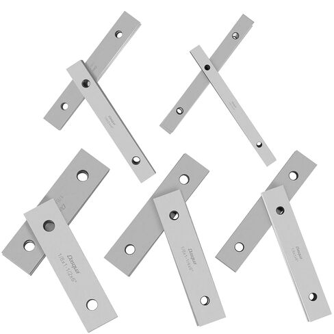 Dasqua 10 Pairs Precision Parallel Set, 1/8" Thick x 6" Long, Ultra-Fine Machinist Parallels with Aluminum Case in Kuwait