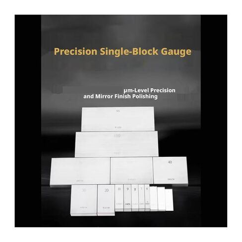 1PC Steel Block Gauge 10mm-100mm Square Gage Block Micrometer Inspection Calibration Tools Wear-Resistant(20mm) in Saudi Arabia