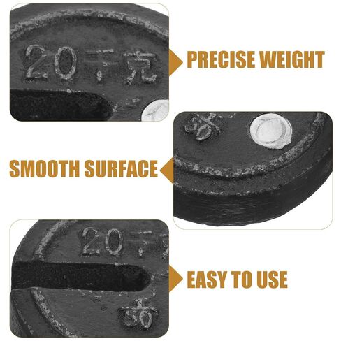 Iron Retro Scale Weight 20kg Calibration Weight with Good Toughness and Delicate Simple Design for Home and Jewelry Shop Use in Saudi Arabia