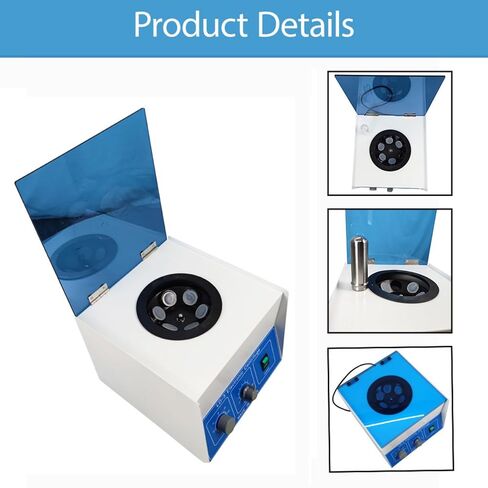 110V Lab Electric Benchtop Centrifuge Machine LD-3 Desktop 6 * 50ml Lab Centrifuges Timer & Speed Control 4000rpm in Kuwait