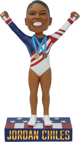 Jordan Chiles Olympic Gymnast Bobblehead Gymnastics in Kuwait