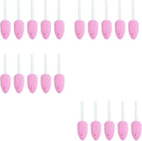 10 Pieces Shank Mounted Stone Heads 4mm-10mm Abrasive Mounted Stone Grinding Wheel Head Polishing Point Stone Heads Bullet Shape (20pcs, Bullet, 5mm) in Kuwait