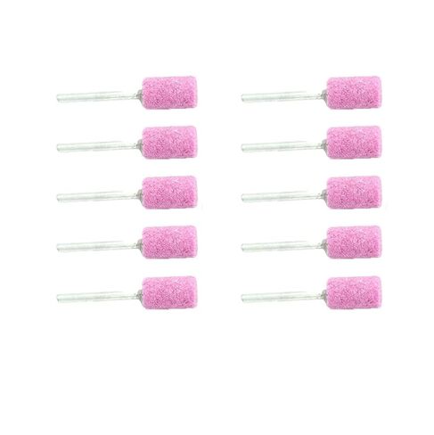 10 Pieces Shank Mounted Stone Heads 4mm-10mm Abrasive Mounted Stone Grinding Wheel Head Polishing Point Stone Heads Bullet Shape (20pcs, Bullet, 5mm) in Saudi Arabia