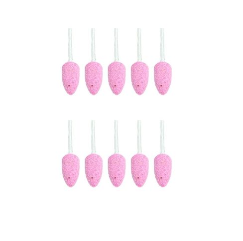 10 Pieces Shank Mounted Stone Heads 4mm-10mm Abrasive Mounted Stone Grinding Wheel Head Polishing Point Stone Heads Bullet Shape (20pcs, Bullet, 5mm) in Kuwait