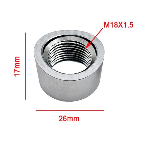 Stainless Steel M18X1.5 Sensor Welded Notch Nut Fastener Round Nut Cross in Kuwait