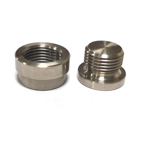 تعديل السيارة M18X1.5 موضوع الفولاذ المقاوم للصدأ براغي العادم الأنابيب لحام المكونات in Kuwait