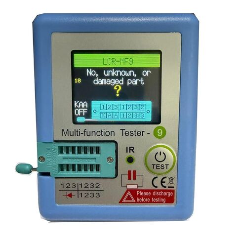 LCR MF9 متعدد الوظائف الترانزستور تستر TFT ديود صمام ثلاثي السعة متر LCR ESR NPN PNP MOSFET IR تستر المتعدد in Kuwait