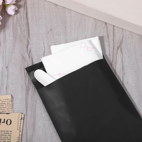 100 Pcs Sanitary Napkin Disposal Bags, Women Tampon Disposal Bags, Feminine Disposable Bag for Sanitary Pads, Privacy, Black Sealed Opaque in Kuwait