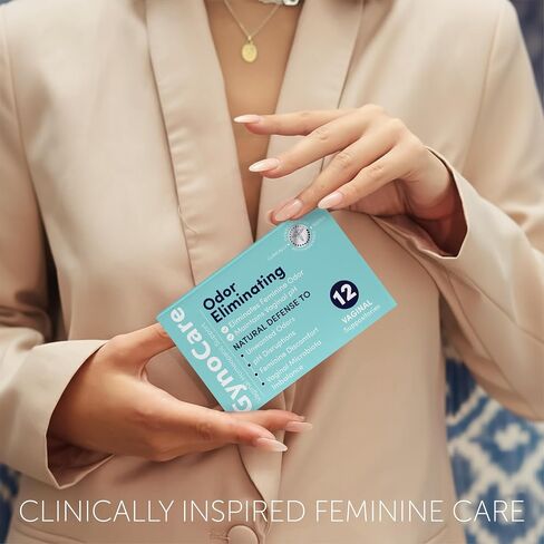 pH Balance for Women | Vaginal Odor Eliminating Suppositories | Boric Acid Suppositories For Women | Homeopathic Support for Feminine Odor & Vaginal Microbiota Imbalance | 12 Vaginal Suppositories in Kuwait
