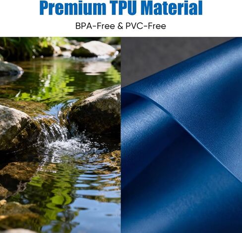 500ml Soft Flask for Trail Running, Collapsible Water Bottle with Bite Valve, TPU Hydration Flask for Running Vest and Backpack - 1 Pack with Extension Straw in Kuwait