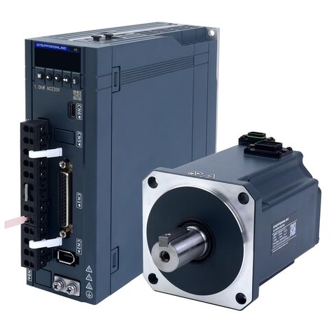 STEPPERONLINE A6 Series 1000W RS485 AC Servo Motor Kit 3000rpm 3.18Nm 17-Bit Absolute Encoder IP67 in Kuwait