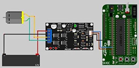 Cytron 10A Bi-Directional DC Motor Driver, 5-30V, 30A Peak MD10C in Kuwait