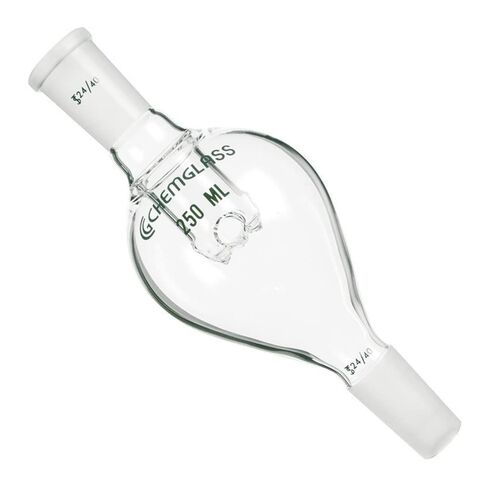 Chemglass CG-1319-04، مبخر دوار ذاتي الغسيل، مصيدة صدمات، الجزء العلوي الخارجي 24/40، الجزء الداخلي السفلي 24/40، سعة 250 مل in Kuwait