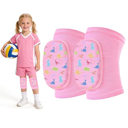 Volleyball Knee Pads for Kids Girls, Sponge Knee Brace Breathable Flexible Elastic Knee Support for Volleyball Football Dance Skating Basketball Sports, 3-7 Years in Kuwait