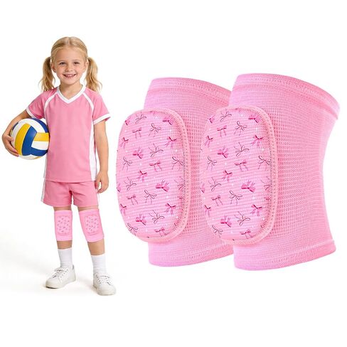 Volleyball Knee Pads for Kids Girls, Sponge Knee Brace Breathable Flexible Elastic Knee Support for Volleyball Football Dance Skating Basketball Sports, 3-7 Years in Saudi Arabia