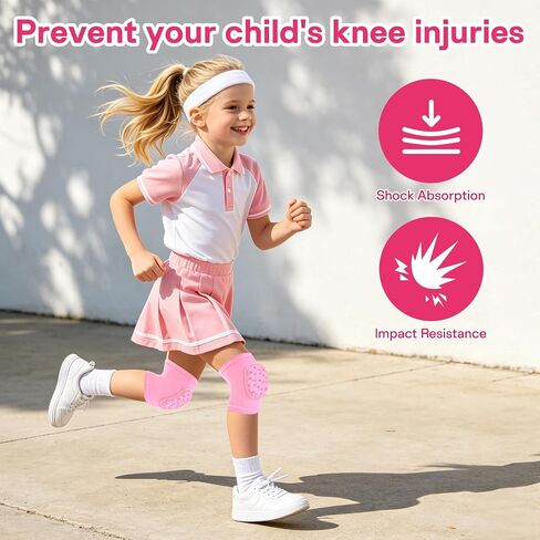 Volleyball Knee Pads for Kids Girls, Sponge Knee Brace Breathable Flexible Elastic Knee Support for Volleyball Football Dance Skating Basketball Sports, 3-7 Years in Saudi Arabia