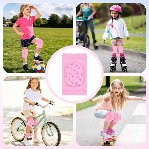 Volleyball Knee Pads for Kids Girls, Sponge Knee Brace Breathable Flexible Elastic Knee Support for Volleyball Football Dance Skating Basketball Sports, 3-7 Years in Saudi Arabia