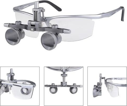 Professional 2.5X Dental Loupes Multi-Coated Optics & Lightweight Metal Frame DY-118 in Kuwait