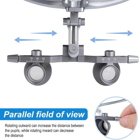 Professional 2.5X Dental Loupes Multi-Coated Optics & Lightweight Metal Frame DY-118 in Kuwait