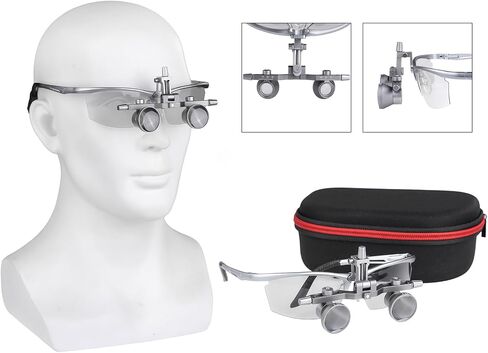 Professional 2.5X Dental Loupes Multi-Coated Optics & Lightweight Metal Frame DY-118 in Kuwait