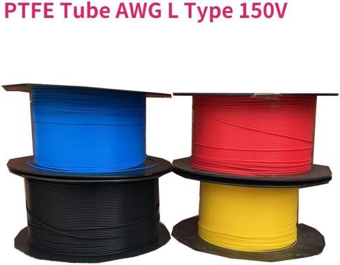 0.15 مللي متر 0.2 مللي متر 0.3 مللي متر 1 متر PTFE أنبوب L نوع 150 فولت سمك الجدار PTFE الشعرية نقل انحناء ، أصفر ، 5.94x6.54 مللي متر in Kuwait