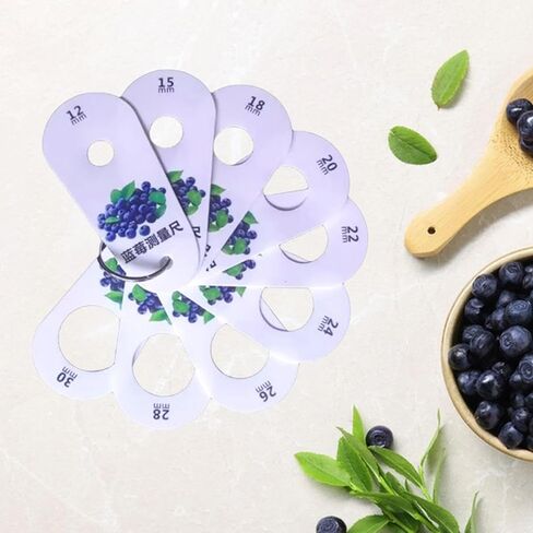 Fruit Caliper Measurement Tool Measurer Set multifunction fresh fruit grading standard blueberry measuring device ruler professional PP material, Blueberries in Saudi Arabia