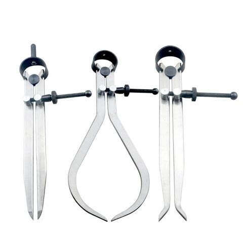 3-Piece Caliper Set, Carbon Steel Outside Caliper and Divider, 9 in Inside Calipers for Woodworking, Mark Layout, Lathe Turning Projects, Measuring Transfer Tools in Saudi Arabia
