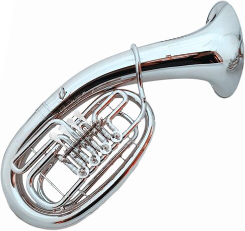 Beginner Tuba B Flat Four Key Euphonium Nickel Silver Plating Brass Instrument in Kuwait