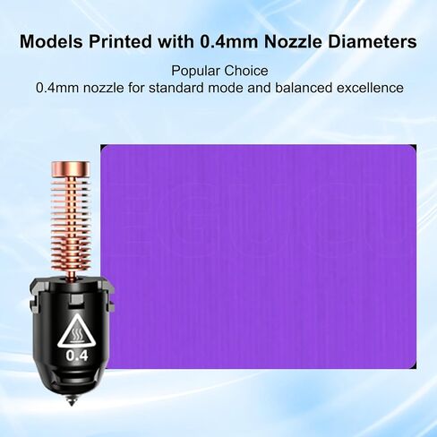 1 PK Original 0.4mm AD5M Nozzle for Flashforge AD5M/AD5M Pro, 280℃ AD5M High Flow Hotend with 32mm³/s and 3-Second Quick Release, OEM Replacement Part for flashforge AD5M Accessories in Kuwait