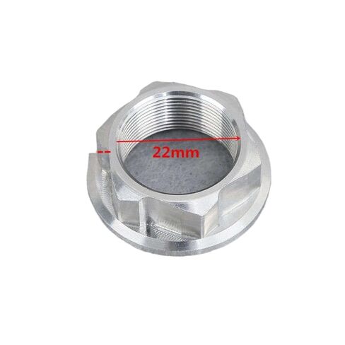 Steering Stem Open Nut M22-P1.0mm Compatible with ZEPHER1100 BUNDIT 250 BUNDIT 400 CRF50 NSR50 in Kuwait