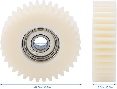 36 Tooth Planetary Gear for E Bike Motor, Nylon and Steel Hub Gear Replacement for 500W Motors, 47.5mm Outer Diameter in Kuwait