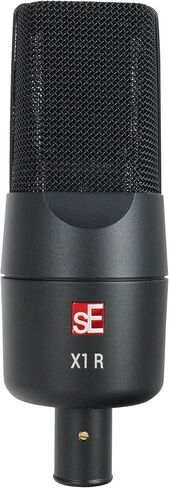 حزمة Audio Savings SE Electronics X1 R: ميكروفون تسجيل بشريط معدني بالكامل مع XLR مطلي بالذهب، حامل ذراع RG30، كابل ميكروفون RCXFM20E-B بطول 20 قدم، حقيبة ظهر مبطنة RPAK، 4 عناصر in Kuwait
