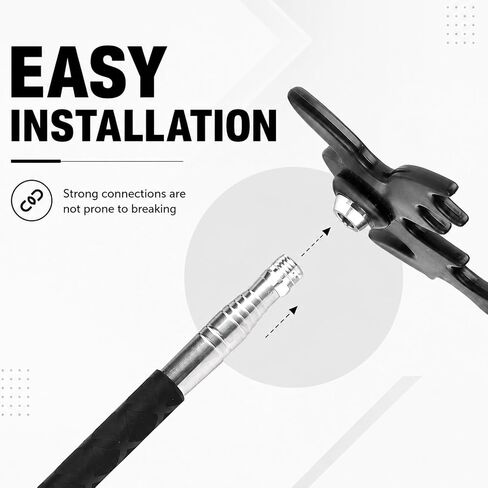 Retractable Billiard Cue Bridge Stick with 7 Position Plastic Head Pool Cue Accessory for Snooker Adjustable Length 14 to 59 Inches Non Slip Handle for Home Club Pool Table Use in Kuwait