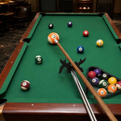 Retractable Billiard Cue Bridge Stick with 7 Position Plastic Head Pool Cue Accessory for Snooker Adjustable Length 14 to 59 Inches Non Slip Handle for Home Club Pool Table Use in Kuwait