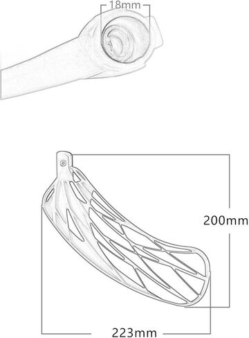 Floorball Stick with Replacement Blade, Ice Hockey Equipment Setup, Red Right Hand in Kuwait