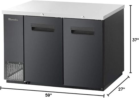 بلو اير BBB59-2B-HC مبرد ببابين 59 بوصة بشريط خلفي in Kuwait