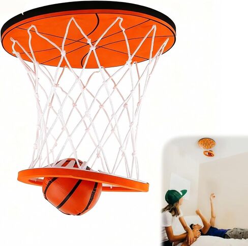 Hanging Indoor Basketball Hoop On Ceiling Sport Swish Hoops with Ball in Kuwait