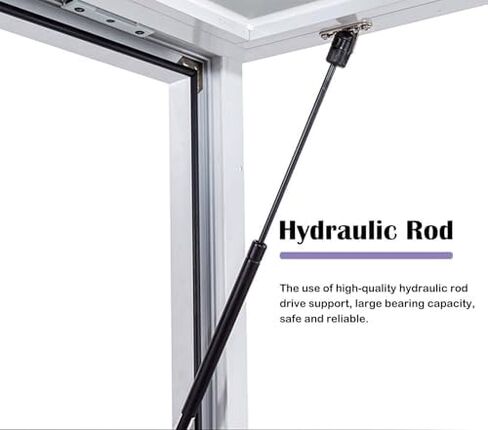 Lockable Concession Window with 85° Awning Door for Food Trucks, Trailers & Sheds - Perfect for Snack Bars, Cake Shops, and Outdoor Food Stands,36" Wx24 H(91x61cm) in Kuwait