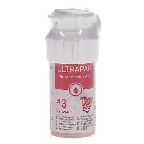 Ultradent 134 سلك سحب Ultrapak محبوك سادة #3 كبير أحمر 96 in Kuwait
