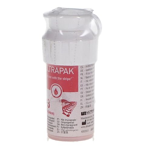 Ultradent 134 سلك سحب Ultrapak محبوك سادة #3 كبير أحمر 96 in Kuwait
