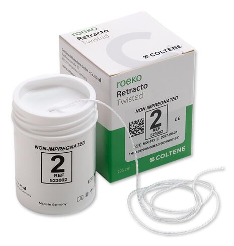 Coltene Whaledent 523002 Roeko Retracto سلك سحب ملتوي غير مشرب #2 متوسط ​​88 بوصة in Kuwait