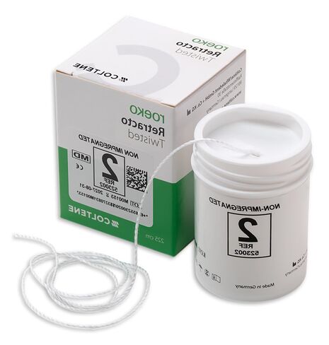 Coltene Whaledent 523002 Roeko Retracto سلك سحب ملتوي غير مشرب #2 متوسط ​​88 بوصة in Kuwait