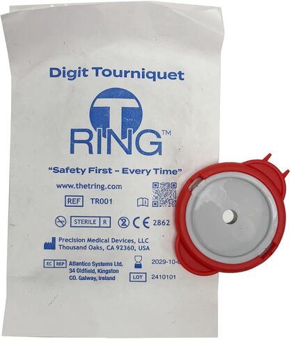 T-Ring Finger Cut Tourniquet (FA001), Sterile Package - Single Unit 1 Count in Kuwait