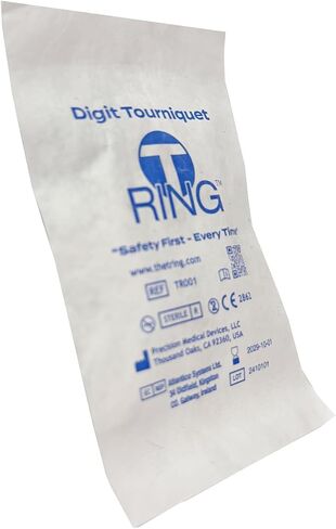 T-Ring Finger Cut Tourniquet (FA001), Sterile Package - Single Unit 1 Count in Kuwait
