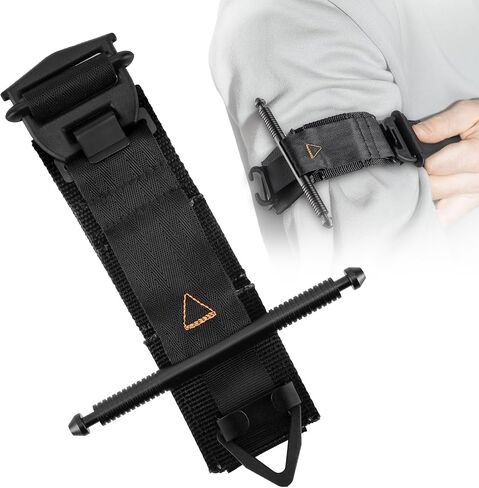 Tactical Tourniquet Emergency Tourniquet Buckle Band, Elastic First Aid Tourniquets (Black) in Kuwait
