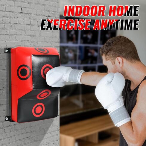 INNOLIFE جدار جبل Uppercut بار حقيبة ملاكمة إيفا الرمل MMA التدريب اللكم الهدف تهدف نقطة أسود أحمر in Kuwait